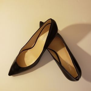 Nine West Xeena Black Leather Pump